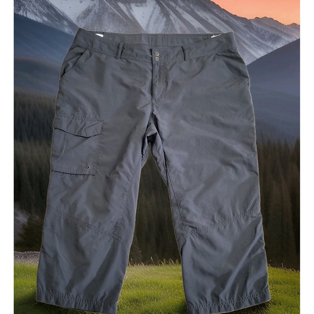 🌲 Columbia PFG Omni‑Shade Cargo Capris Women's 38x22 Omni-Shade Hike Gorpcore